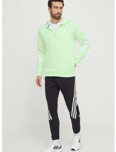 Μπλούζα adidas 0 χρώμα: πράσινο, με κουκούλα IN3325