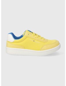 Παιδικά αθλητικά παπούτσια Tommy Hilfiger χρώμα: κίτρινο
