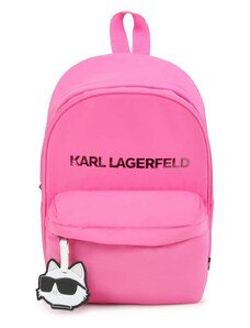 Παιδικό σακίδιο Karl Lagerfeld χρώμα: ροζ