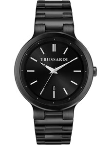 TRUSSARDI Loud - R2453164001, Black case with Stainless Steel Bracelet