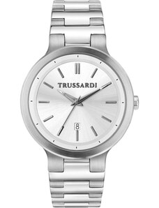 TRUSSARDI Loud - R2453164003, Silver case with Stainless Steel Bracelet