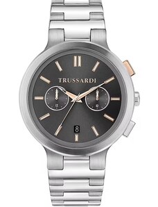 TRUSSARDI Loud - R2453164005, Silver case with Stainless Steel Bracelet