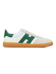 Sneakers Ανδρικά Hogan Λευκό-Πρασινό Hogan Cool Allaciato H