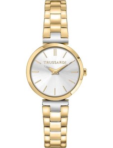 TRUSSARDI Loud - R2453164507, Gold case with Stainless Steel Bracelet