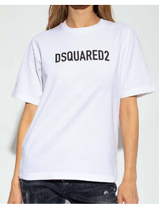 Γυναικεία Κοντομάνικη Μπλούζα DSQuared2 - S75GD0283D20004 100
