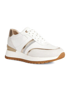 Geox D Desya A Nappa White/Off White Γυναικεία Ανατομικά Sneakers Λευκά (D3500A 08522 C1352)