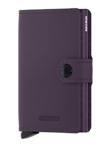 SECRID Πορτοφολι Miniwallet Matte Dark Purple MM-Dark Purple