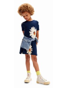 Παιδικό φόρεμα Desigual χρώμα: ναυτικό μπλε