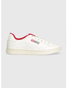Δερμάτινα αθλητικά παπούτσια Diesel S-Athene Vtg χρώμα: άσπρο, Y03282-P5576-HA114