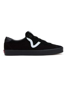 Δερμάτινα ελαφριά παπούτσια Vans Sport Low χρώμα: μαύρο, VN000CQRBKA1
