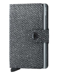 Δερμάτινο πορτοφόλι Secrid Miniwallet Sparkle Silver χρώμα: ασημί