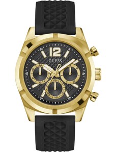 GUESS Resistance - GW0729G2, Gold case with Black Rubber Strap