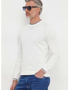 Βαμβακερό πουλόβερ Pepe Jeans Mike χρώμα: άσπρο