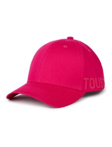 Βαμβακερό καπέλο του μπέιζμπολ Tous χρώμα: ροζ