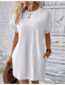 Creative Φόρεμα - κώδ. 42207 - λευκό