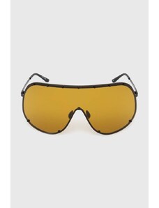 Γυαλιά ηλίου Rick Owens Occhiali Da Sole Sunglasses Shield χρώμα: μαύρο, RG0000006.GBLKBN.0945
