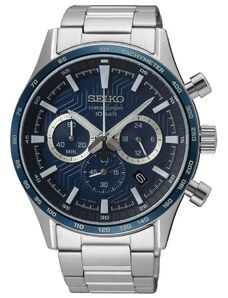 SEIKO Conceptual Series Chronograph - SSB445P1, Silver case with Stainless Steel Bracelet