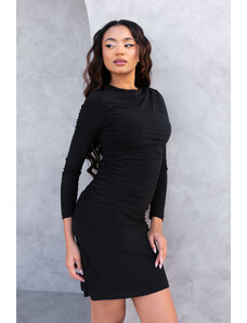 Joy Fashion House Margie μίνι φόρεμα εφαρμοστό μαύρο