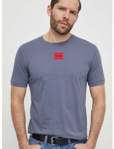 Βαμβακερό μπλουζάκι HUGO ανδρικά