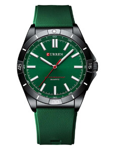 Ανδρικό Ρολόι RD-196 Green Curren με Πράσινο Καντράν και Πράσινο Λουράκι