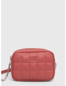 Τσάντα Calvin Klein χρώμα: ροζ