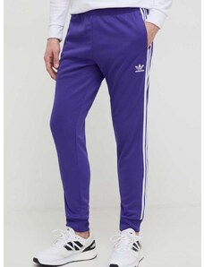 Παντελόνι φόρμας adidas Originals 0 χρώμα: μοβ IR9877