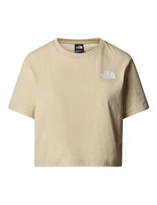 THE NORTH FACE W CROPPED SIMPLE DOME TEE NF0A87U43X4-3X4 Μπέζ