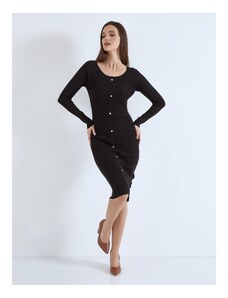Celestino Midi φόρεμα με λεπτομέρειες strass μαυρο για Γυναίκα