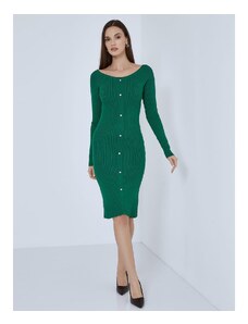 Celestino Midi φόρεμα με λεπτομέρειες strass πρασινο σκουρο για Γυναίκα