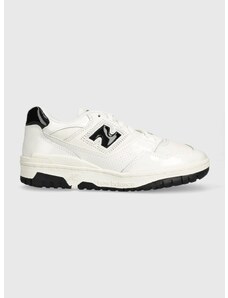 Δερμάτινα αθλητικά παπούτσια New Balance BB550YKF χρώμα: άσπρο