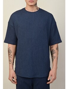 Be-casual Oversized T-Shirt με Milan D.Blue