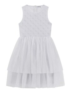 GUESS K Παιδικο Φορεμα Mixed Fabric Sl Dress_Ceremony J4RK34KC4T0 g011 pure white