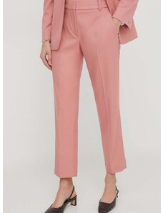 Παντελόνι Tommy Hilfiger χρώμα: ροζ