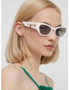 Γυαλιά ηλίου Moschino χρώμα: άσπρο