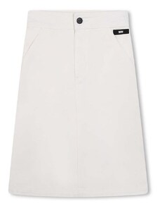 Παιδική τζιν φούστα DKNY χρώμα: άσπρο