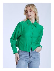 Celestino Κοντό πουκάμισο πρασινο για Γυναίκα