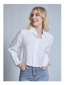 Celestino Κοντό πουκάμισο λευκο για Γυναίκα