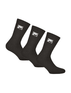 Κάλτσες FILA - Μαύρες Βαμβακερές - Unisex - 3 Pack Socks