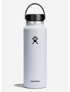 Θερμικό μπουκάλι Hydro Flask 40 OZ Wide Mouth Flex Cap White