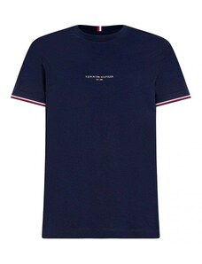 Tommy Hilfiger T-shirt Μπλούζα Logo Tipped Στενή Γραμμή