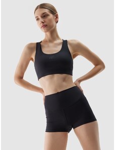 4F Women's recycled material short leggings - black