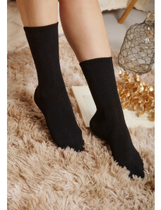 Comfort Κάλτσες γυναικείες αθλητικές μονόχρωμες - Μαύρο