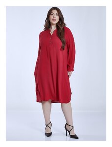 Celestino Midi μονόχρωμο φόρεμα κοκκινο σκουρο για Γυναίκα