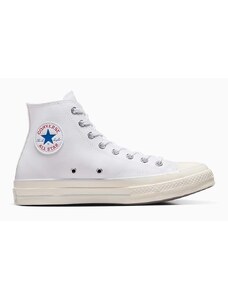 Πάνινα παπούτσια Converse Chuck 70 HI χρώμα: άσπρο, A07201C