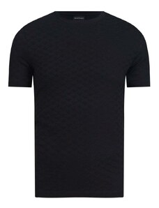Emporio Armani T-shirt Jacquard Eagle Κανονική Γραμμή
