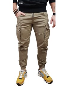 Cover Jeans Cover - Army - M0186-28 - Beige - Παντελόνι Υφασμάτινο