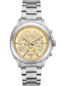 BREEZE Chronique Chronograph - 612481.1, Silver case with Stainless Steel Bracelet