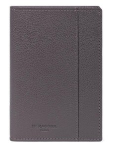HEXAGONA Ανδρικό δερμάτινο πορτοφόλι δίφυλλο όρθιο πούρο με RFID προστασία 25TAU009 - 25009-05