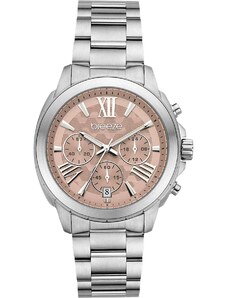 BREEZE Chronique Chronograph - 612481.4, Silver case with Stainless Steel Bracelet