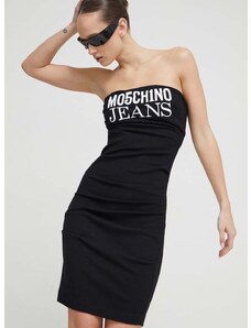 Φούστα Moschino Jeans χρώμα: μαύρο